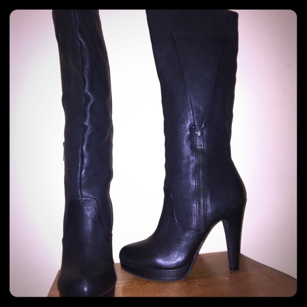 Jessica Simpson black knee high boot